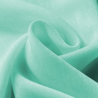 Satiny Touch Turquoise Green Voile Curtain