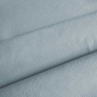Double Plush Haze Blue Chenille Blackout Curtain