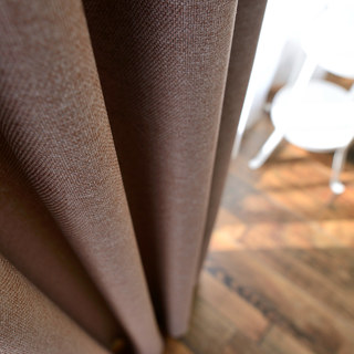 Sleek City Mocha Blackout Curtain 5