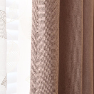 Subtle Spring Mocha Colour Curtain 5