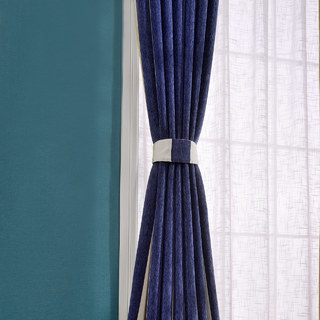 Sunshine Bold Striped Yellow Blue Striped Curtain 4