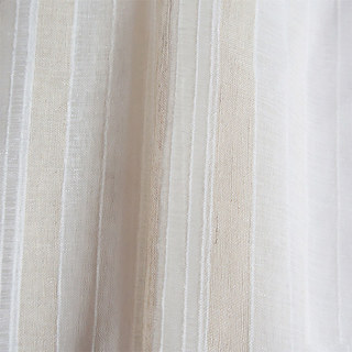 Country Escape Striped Linen Voile Curtain 4