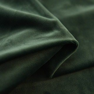 Premium Deep Forest Emerald Green Velvet Curtain