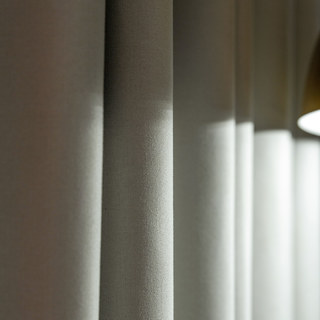 Herringbone Beige 100% Blackout Curtain 10