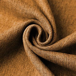 Pine Valley Terracotta Orange Blackout Curtain