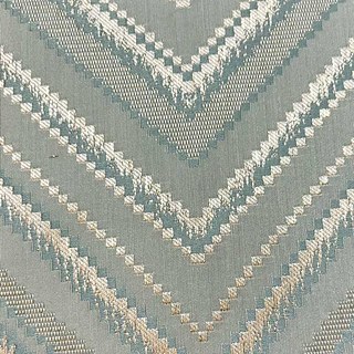 Chic Chevron Art Deco Duck Egg Blue Glitter Curtains 4