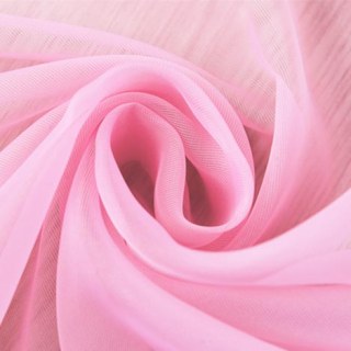 Smarties Rose Pink Soft Sheer Voile Curtain