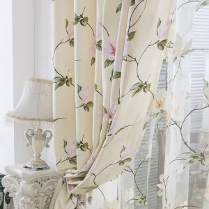 Boutique Matinale Fleur Crème Rideau 5