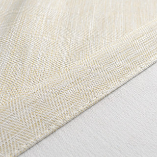 Rideaux de crème à sergé Zigzag noir 7