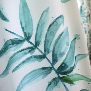Rideau à feuilles vertes de l'arbre de palmiers tropicaux 8