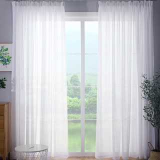 Smarties Brillant blanc doux clair rideau voile