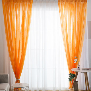 Smarties Orange Soft Sheer Rideau voile