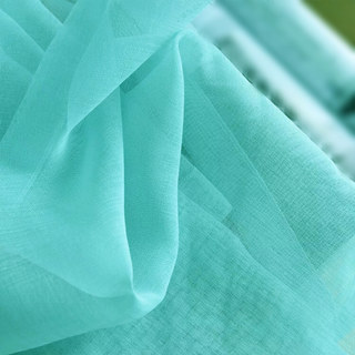 Smarties Turquoise vert doux clair rideau voile 4