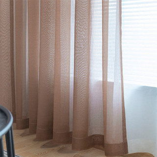 Luxe Café Sheer Voile Rideau 4