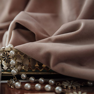 Rideau de velours rose Dusky Premium 4