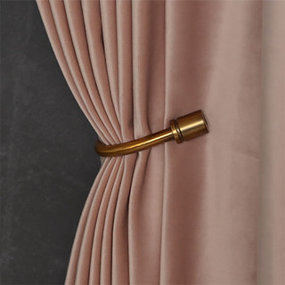 Rideau de velours rose Dusky Premium