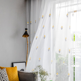 Tri-Diamond Windsor Sheer Voile Rideau 5