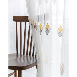Tri-Diamond Windsor Sheer Voile Rideau 3