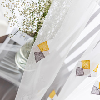 Tri-Diamond Windsor Sheer Voile Rideau 2