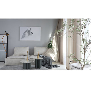 Mousseline de sable douce Breeze Rideaux voilés 3