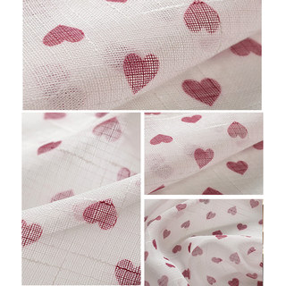 Reine des Cœurs Semi Sheer Voile Rideau 5