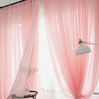 Luxe Pale Rideau de la Voile Rose Dusky