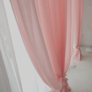 Luxe Pale Rideau de la Voile Rose Dusky 3