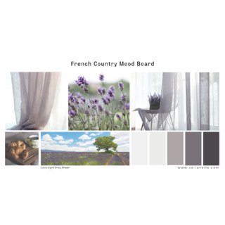 Luxe Gris clair Sheer Voile Rideau 6