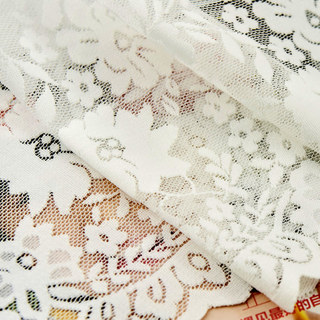 Matin Camomille Ivoire Dentelle Blanche Voile Rideau 7