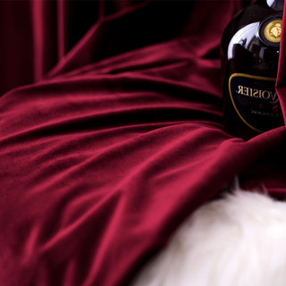 Premium Roses et vin Bourgogne Rideau rouge de velours 3