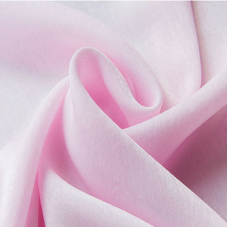 Touche satinée Rideau de la Voile Rose 3