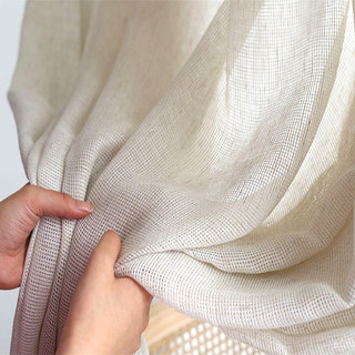 Authentique japonais tricot de coton mélange rideau de voile 6