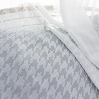 Demi-impression en ivoire Jacquard Tulle Voile Rideau