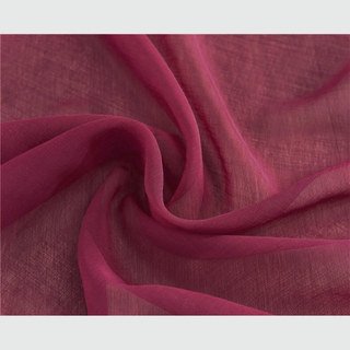 Red Burgundy Soft Sheer Voile Rideau 3