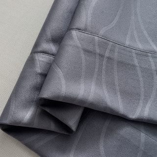 Rippled Waves Superthick Gris clair 100% Blackout Rideau 13
