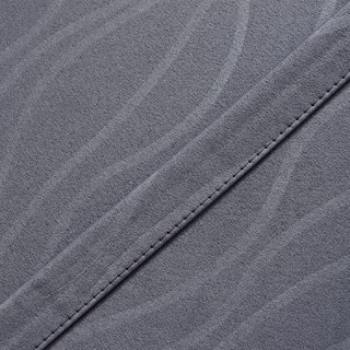 Rippled Waves Superthick Gris clair 100% Blackout Rideau 11
