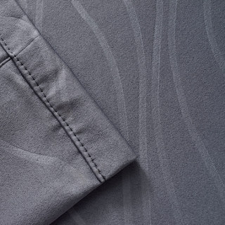 Rippled Waves Superthick Gris clair 100% Blackout Rideau 14