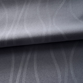 Rippled Waves Superthick Gris clair 100% Blackout Rideau 12