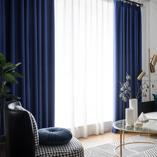 Rideau noir bleu marine Superthick 4