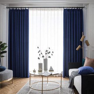 Rideau noir bleu marine Superthick 2