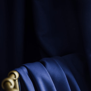 Rideau noir bleu marine Superthick 12