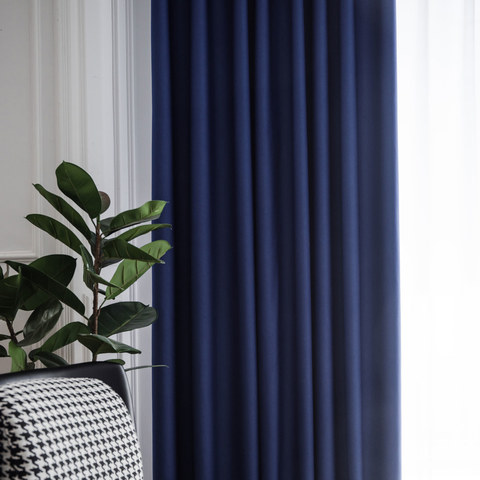 Rideau noir bleu marine Superthick 1