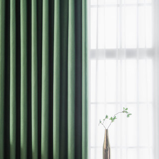 Rideau noir vert d'Olive Superthick 7