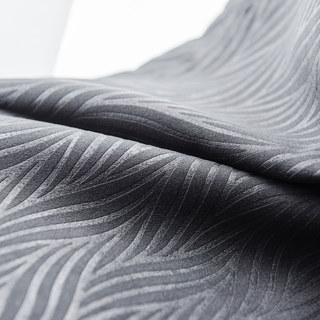 Superthick Willow laisse le charbon noir 100% noir rideau 10