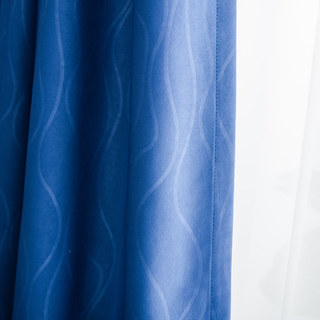 Courroie Rippled Waves Superthick Navy Bleu Blackout Rideau 6