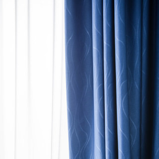 Courroie Rippled Waves Superthick Navy Bleu Blackout Rideau 1
