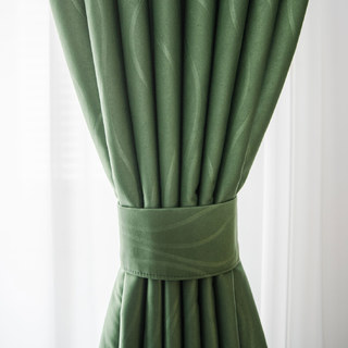 Rippled Waves Superthick Olive vert Rideau noir 3