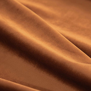 Fine terre cuite Rideaux de velours orange de Caramel Burnt 5