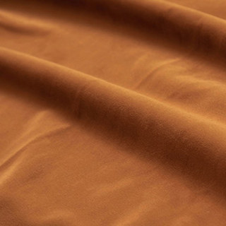 Fine terre cuite Rideaux de velours orange de Caramel Burnt 8