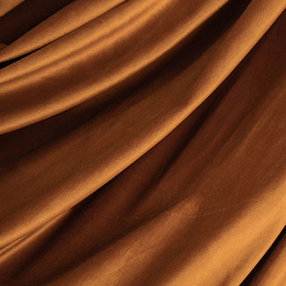 Fine terre cuite Rideaux de velours orange de Caramel Burnt 4